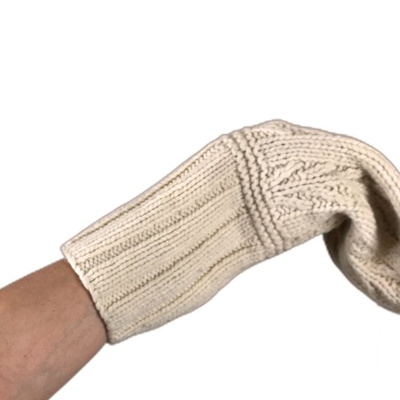 American Eagle Hand Knit Lamb Wool Sweater Sz Large - Picture 8 of 8